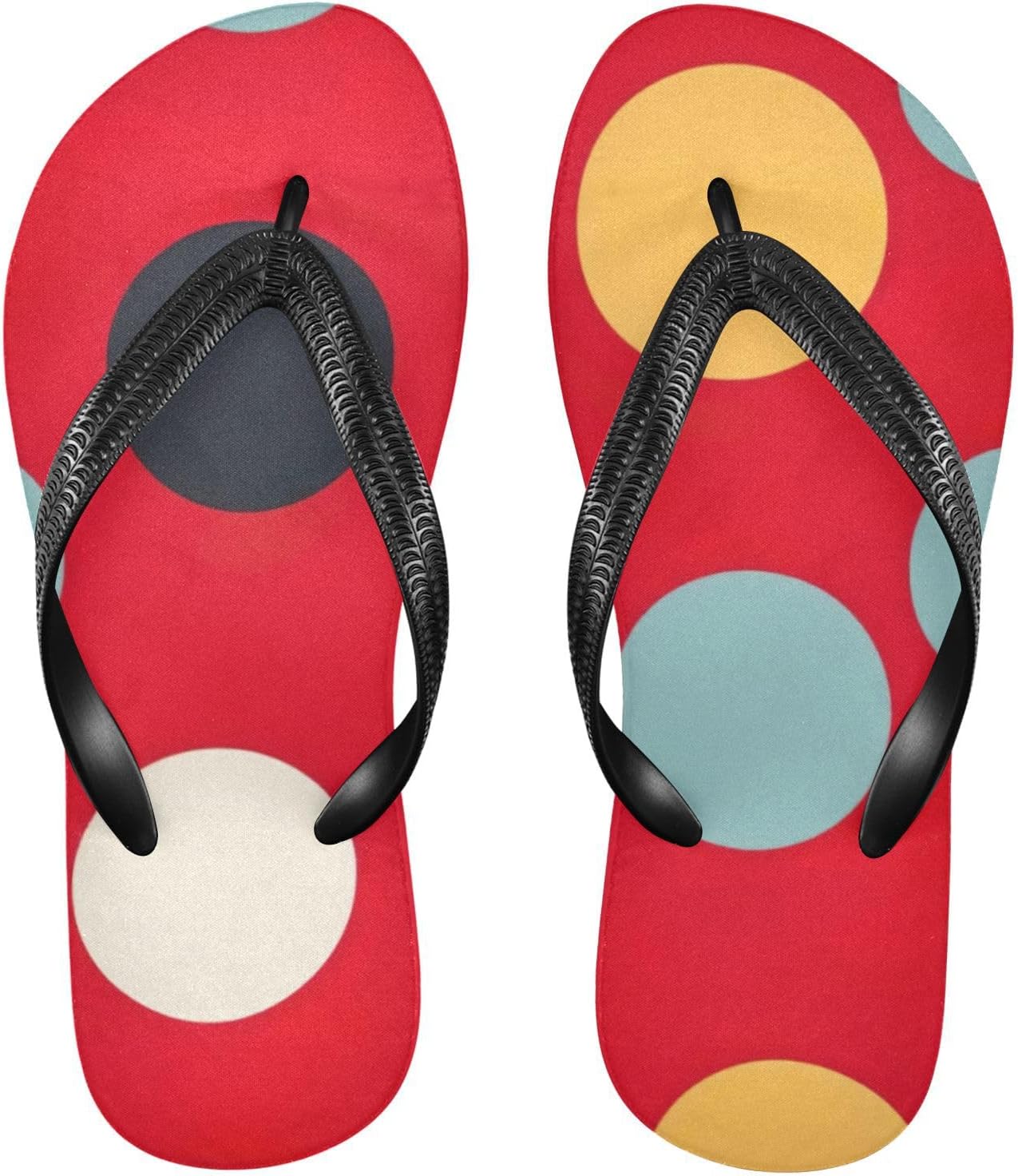 

Пляжные летние повседневные сандалии Color Dot для женщин и мужчин, размер XS Kfbe