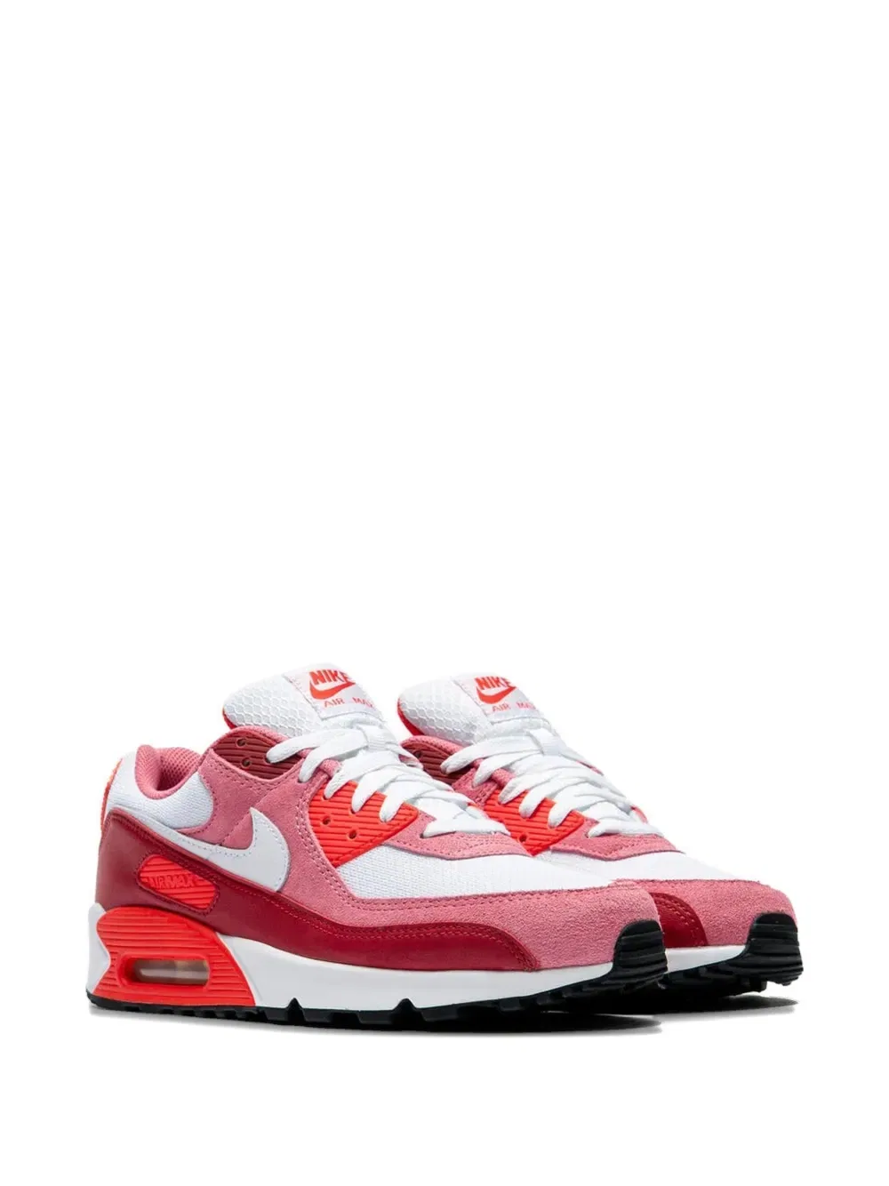 Кроссовки Air Max 90 на шнуровке Nike, красный — фото 2