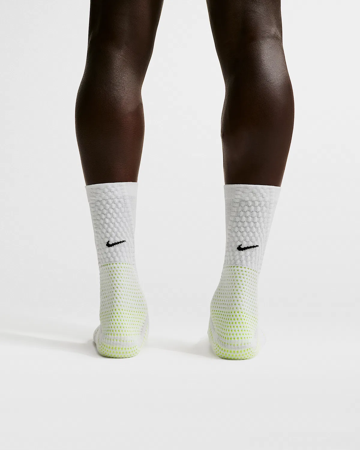 Dri-FIT ADV Cushioned Crew Socks (1 пара) Nike Unicorn, White/Volt/Black — фото 3