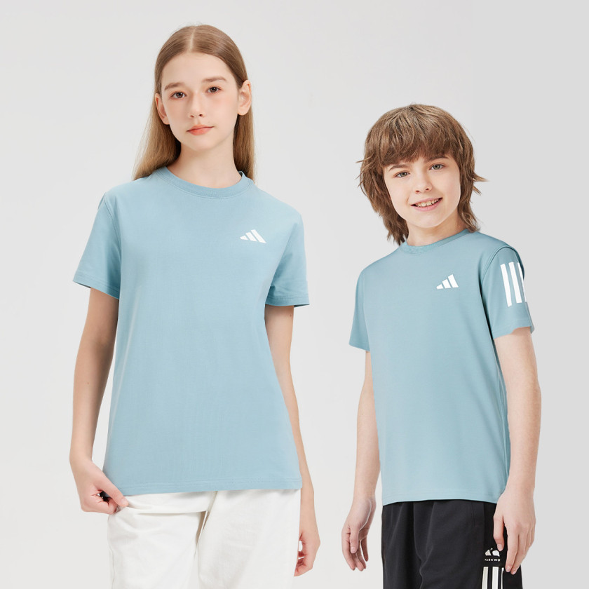 Adidas Футболка Wushu Combat Collection Light Blue для детей 3-7 лет — фото 4
