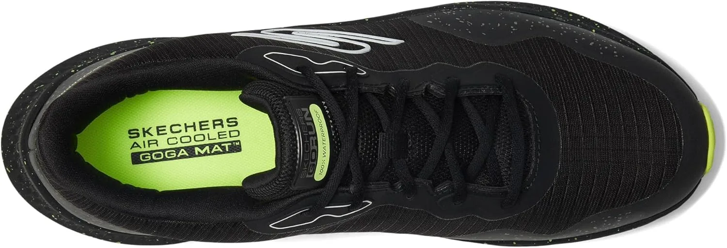 Мужские водонепроницаемые кроссовки Skechers Go Run Consistent 2.0-100%, салатовый — фото 2