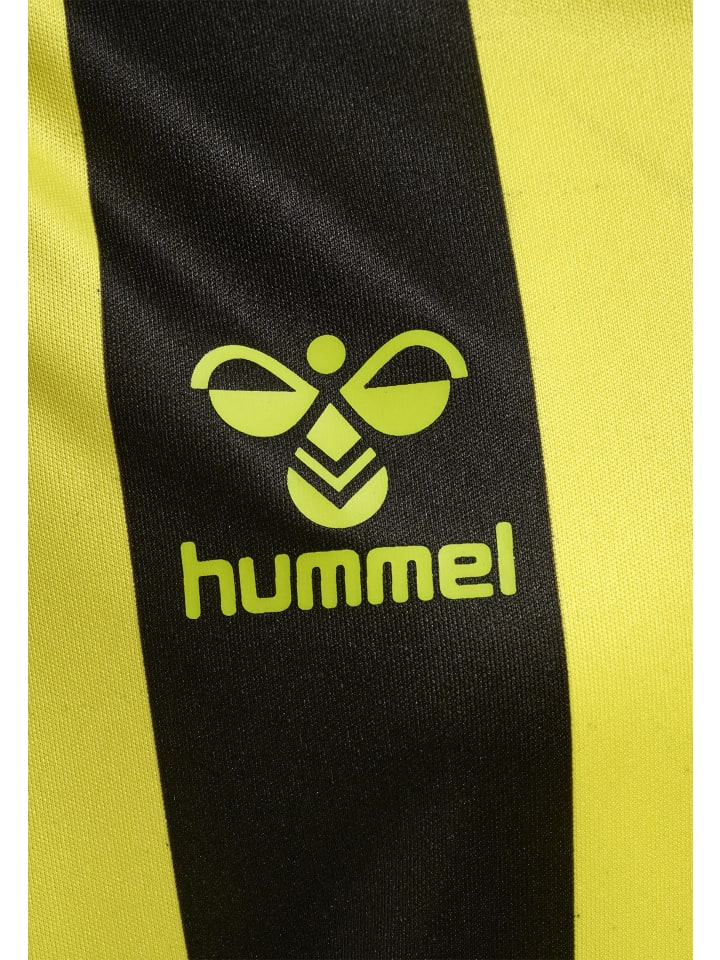 Hummel Детская футболка Hmlcore в черно-желтом цвете — фото 3