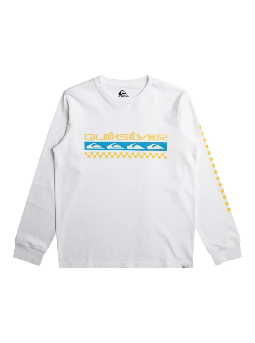 

Рубашка Quiksilver с длинными рукавами "Omni Check Turn", белый