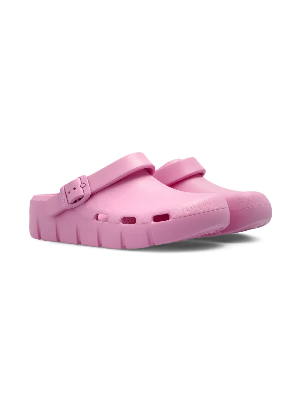 

Клоги с пряжками Birkenstock Kids, розовый