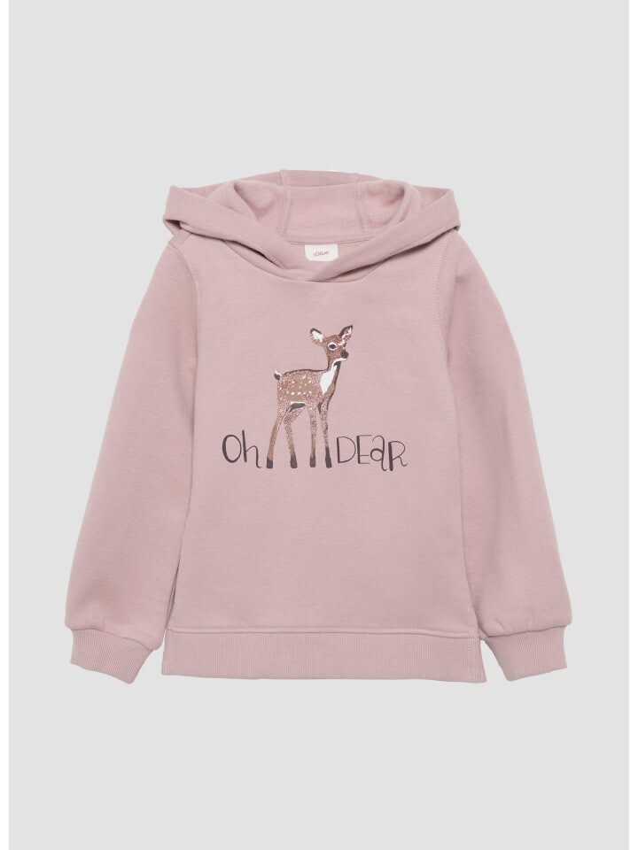 

Толстовка s.Oliver Sweatshirt langarm, розовый