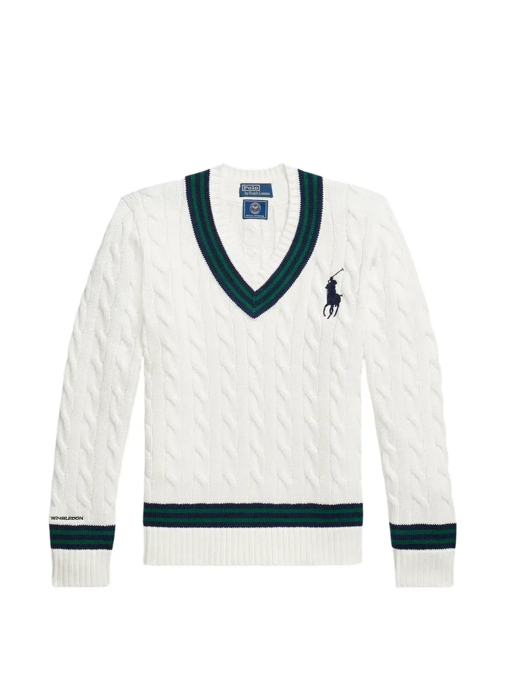 Свитер Wimbledon POLO RALPH LAUREN, белый