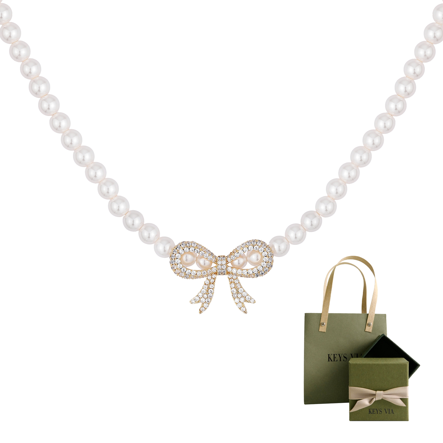 

Женский сплавной кулон на день рождения KEYS VIA, золотой