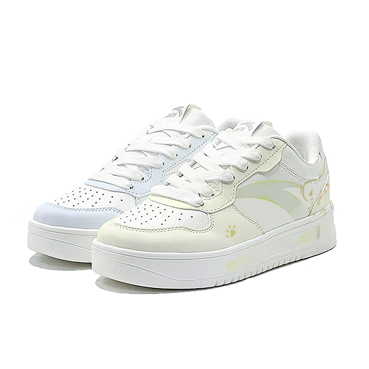 

Нескользящие и износостойкие низкие скейтбордные кроссовки Life Collection, унисекс Anta, желтый синий