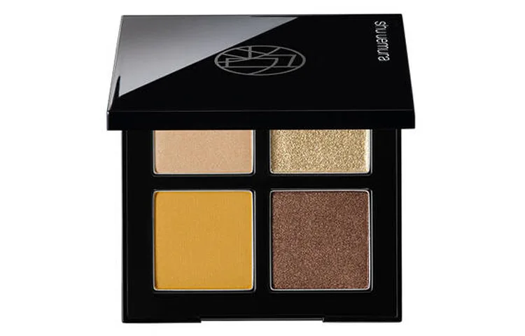 Shu Uemura Тени для век Master 3D Effect Multicolor, 4 цвета, легко растушевываются, стойкие, 1.4 г*4, #Morning Dew Rose — фото 3