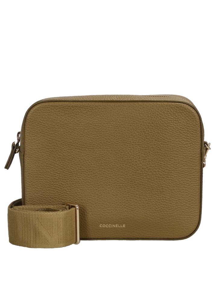 

COCCINELLE Tebe - сумка через плечо 21 см (в форме ракушки) из морской травы