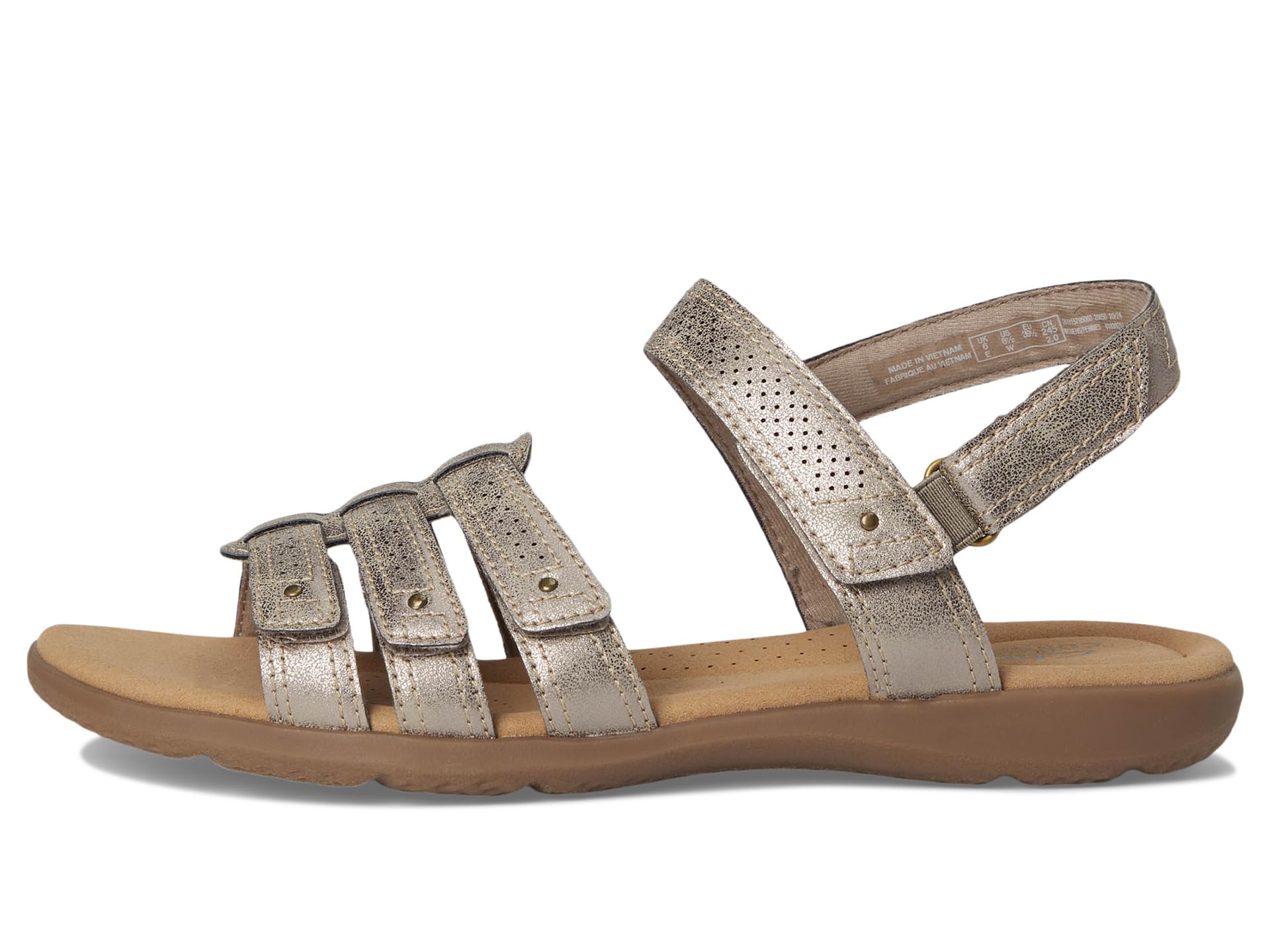 Сандалии Clarks Elizabelle Kay, цвет Taupe Metallic Synthetic — фото 4