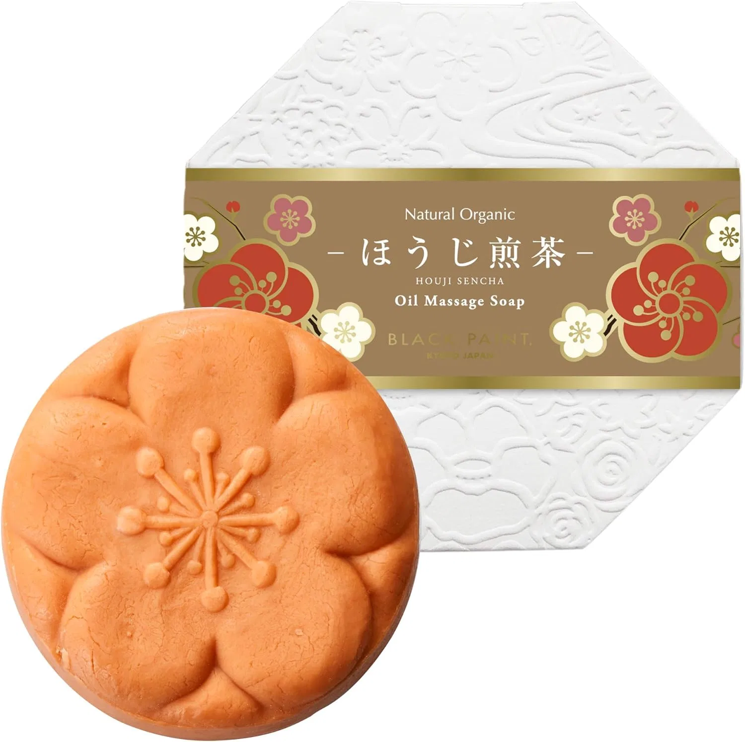 Мыло для лица Black Paint Kyoto Tea Soap с зеленым чаем, 120 г, желтое