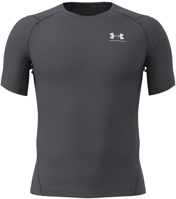 

Мужская компрессионная футболка с коротким рукавом HeatGear от Under Armour, (025) Castlerock/White, Белый, Мужская компрессионная футболка с коротким рукавом HeatGear от Under Armour, (025) Castlerock/White
