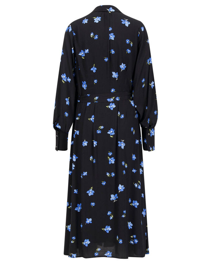

Платье slfwalda ls aop миди Selected Femme, синий