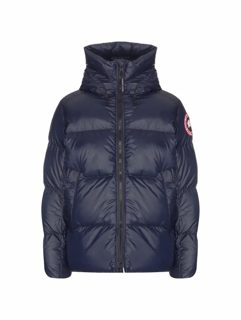 

Стеганая куртка с логотипом Canada Goose, тёмно-синий