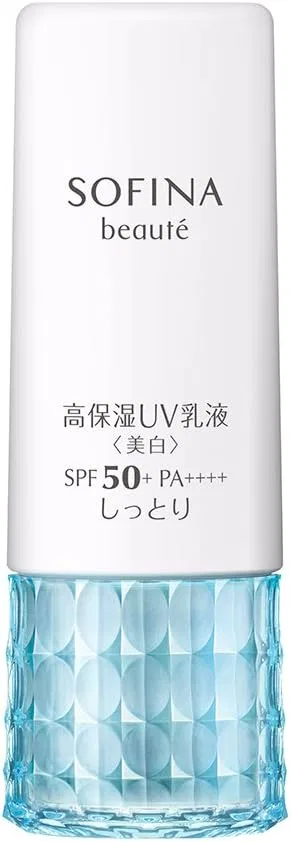 Солнцезащитный лосьон для лица Sofina Beaute High Moisturizing UV Lotion Whitening SPF50+ PA++++ 30 г