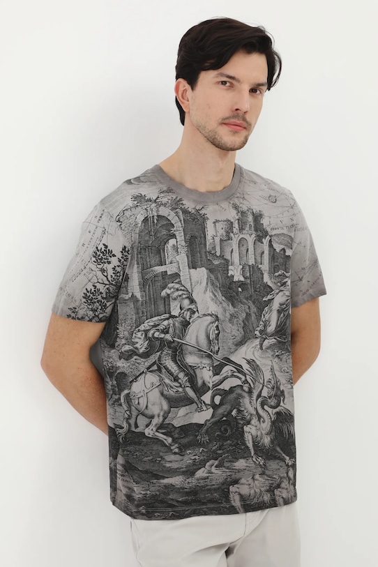 

Хлопковая футболка Medicine, серый