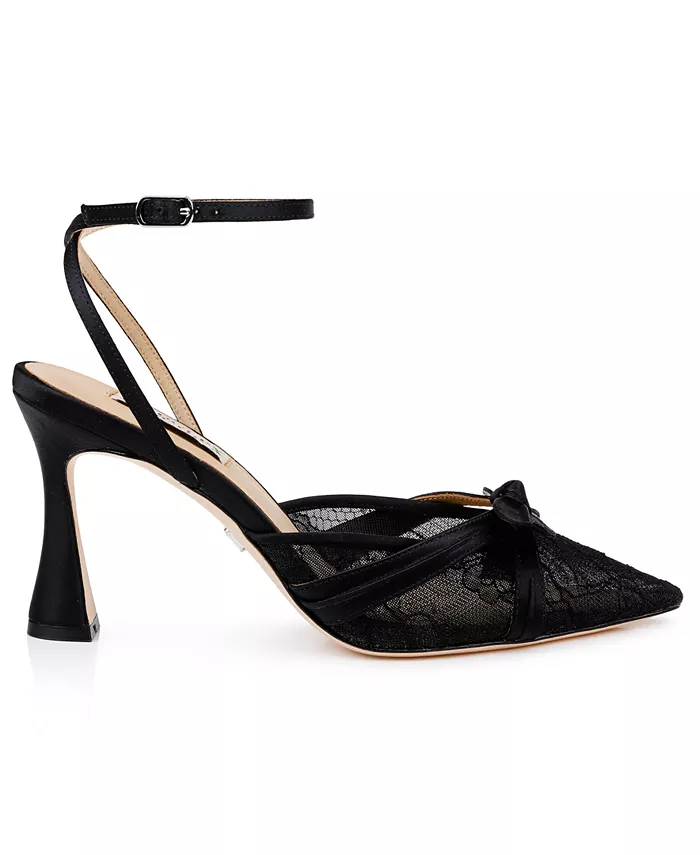 Женские туфли-лодочки Josie с острым носом Badgley Mischka, черный — фото 2