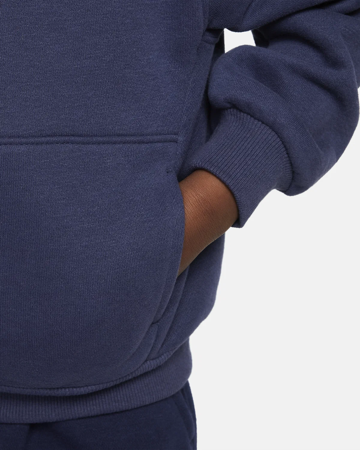 Детская толстовка-худи Nike Sportswear Club Fleece, Midnight Navy — фото 4