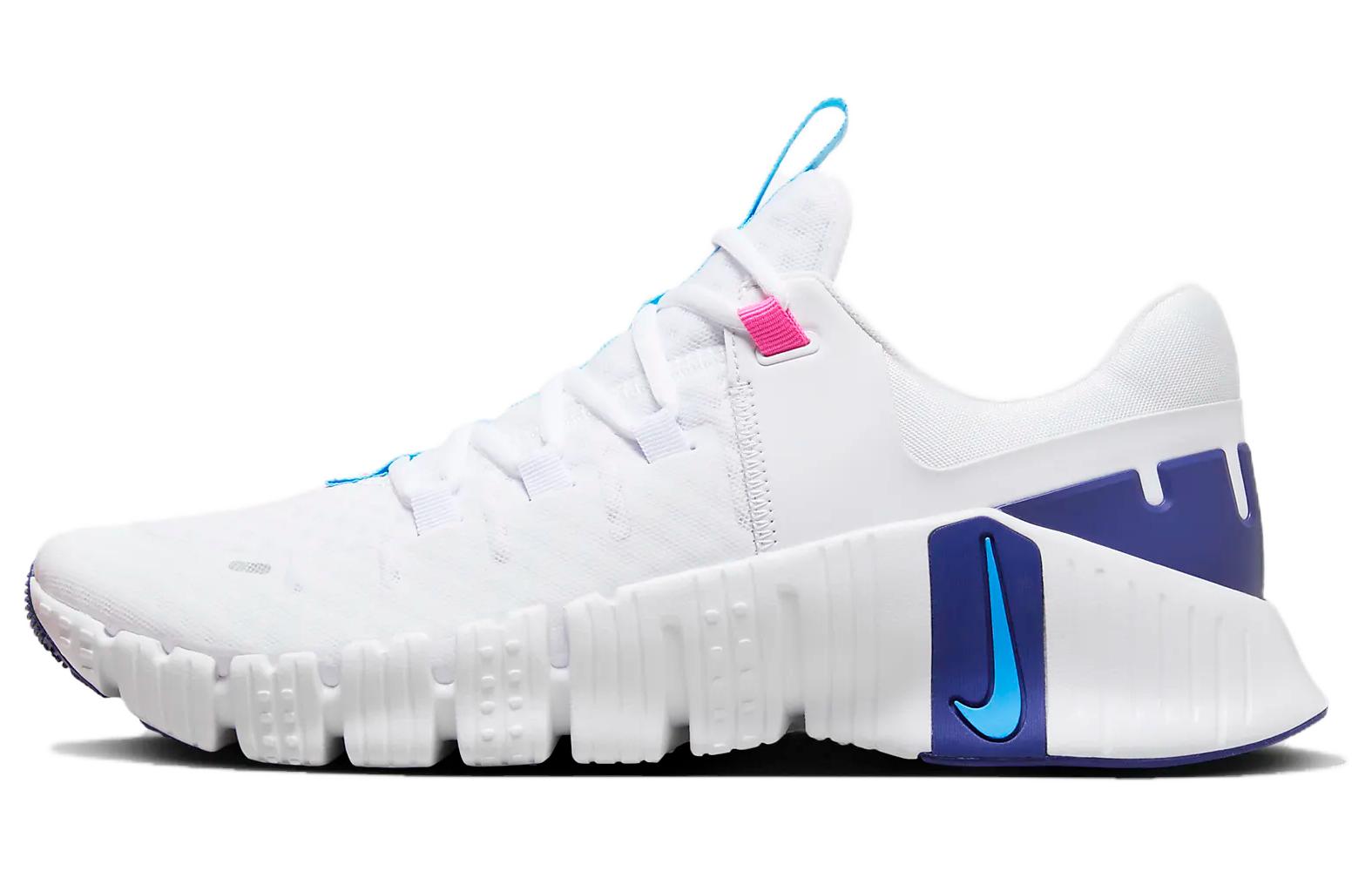 Nike Free Metcon 5 White Aquarius Blue — фото 3
