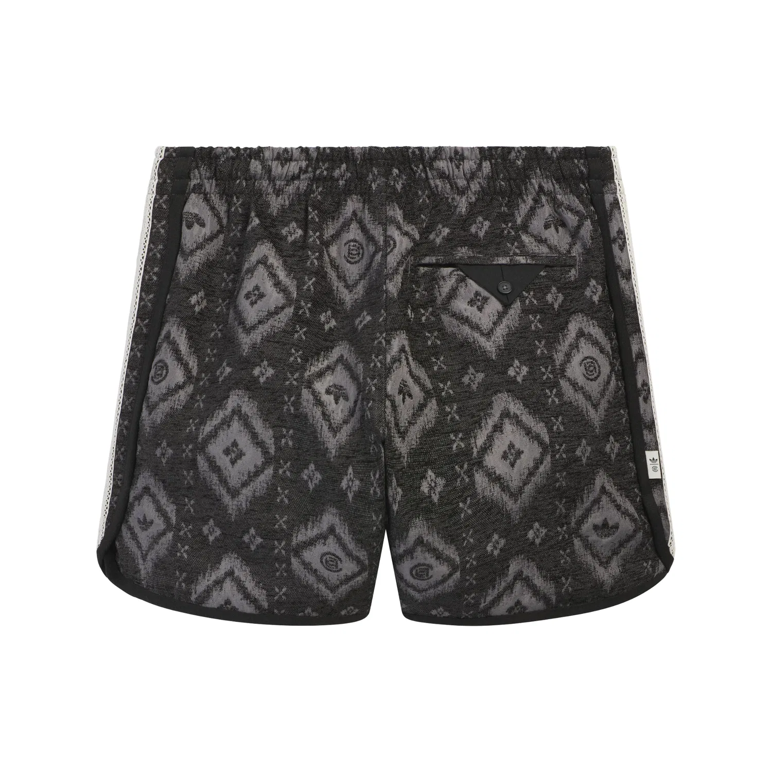 Шорты повседневные с принтом Heritage Adidas Originals Carbon Black — фото 3