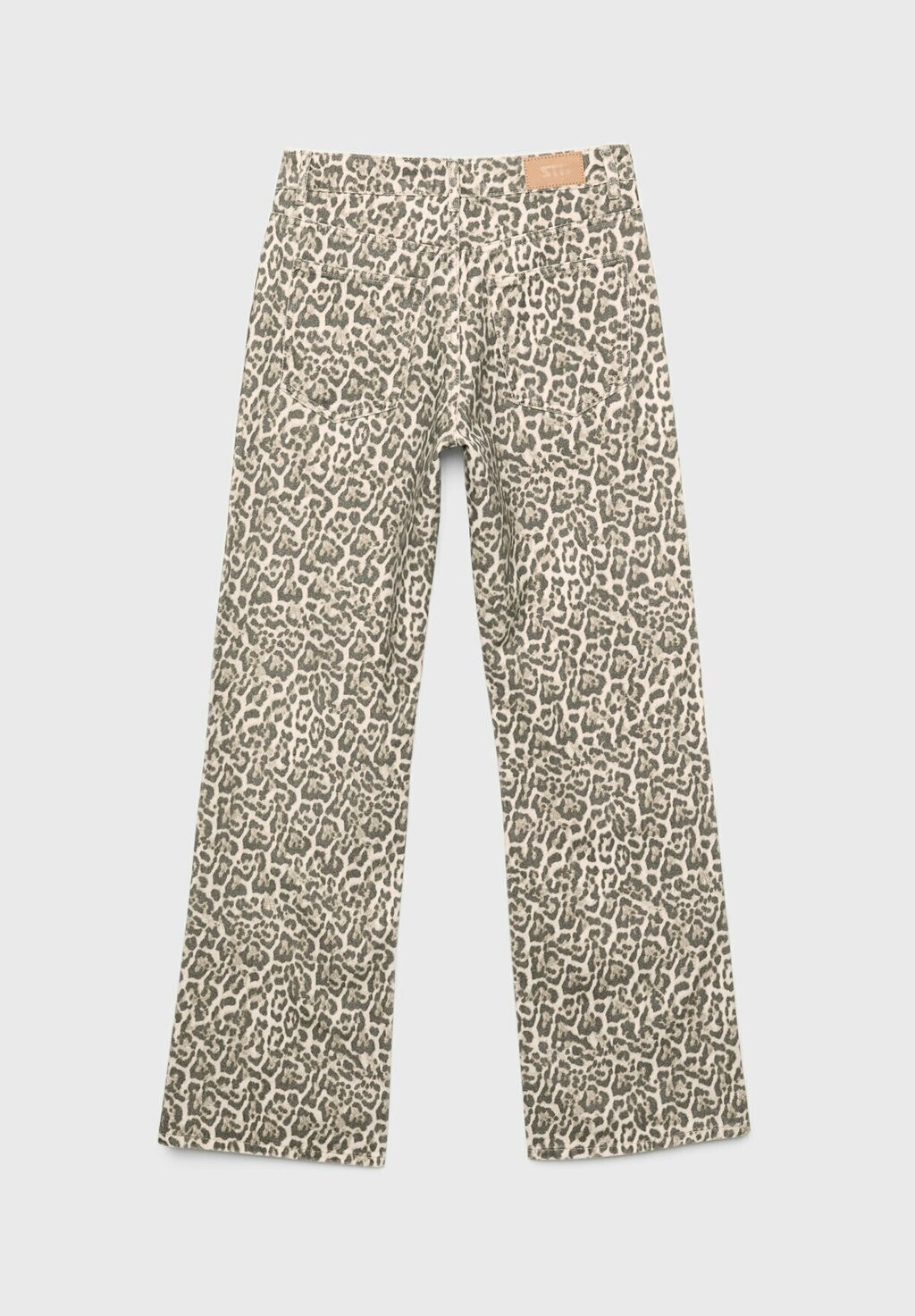 

Джинсы-сигареты Printed Stradivarius, верблюжий