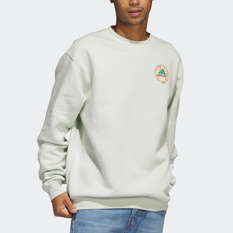 

Свитшот унисекс лен зеленый Adidas, зеленый