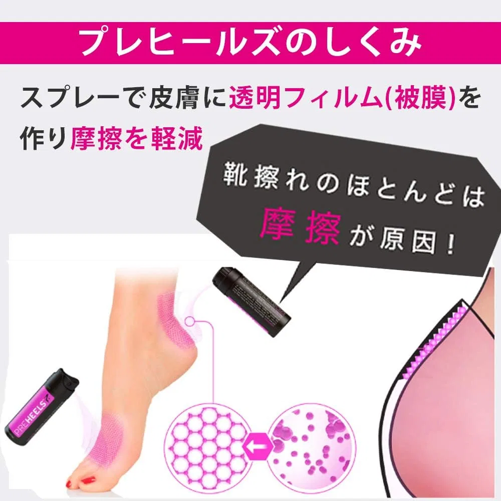 Спрей для защиты от натирания Pre Heels New Formulation, 42.5 г, кокосовый аромат — фото 4
