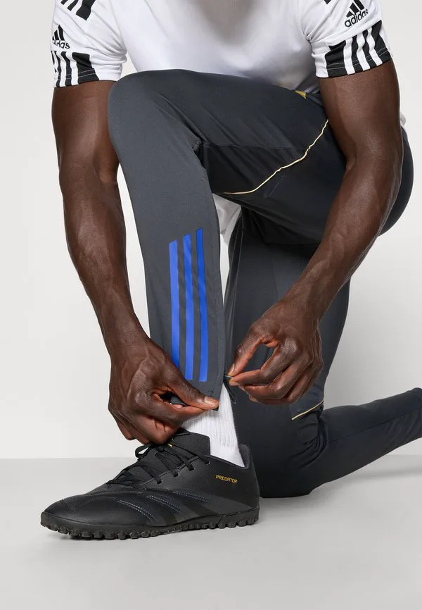 Брюки для тренировок olympique lyonnais 25/26 tiro25, клубная одежда Adidas Performance, Carbon/Hazy Beige — фото 4