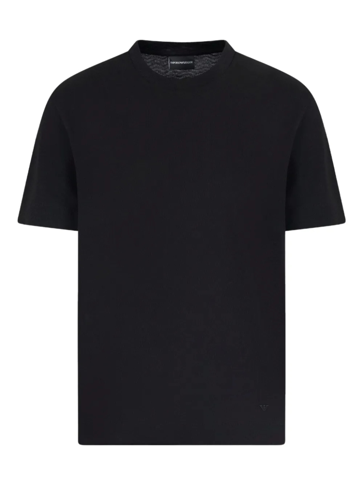 

Футболка из хлопка Emporio Armani, черный