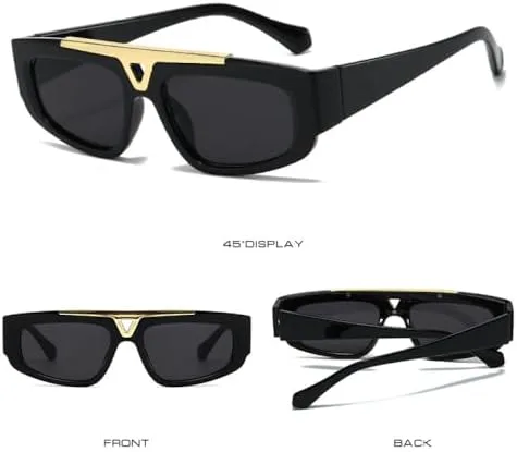 

Маленькие солнцезащитные очки «кошачий глаз» для мужчин и женщин, дорожные солнцезащитные очки в винтажном ретро-стиле с защитой от УФ-излучения UV400 MTZJH, Blue