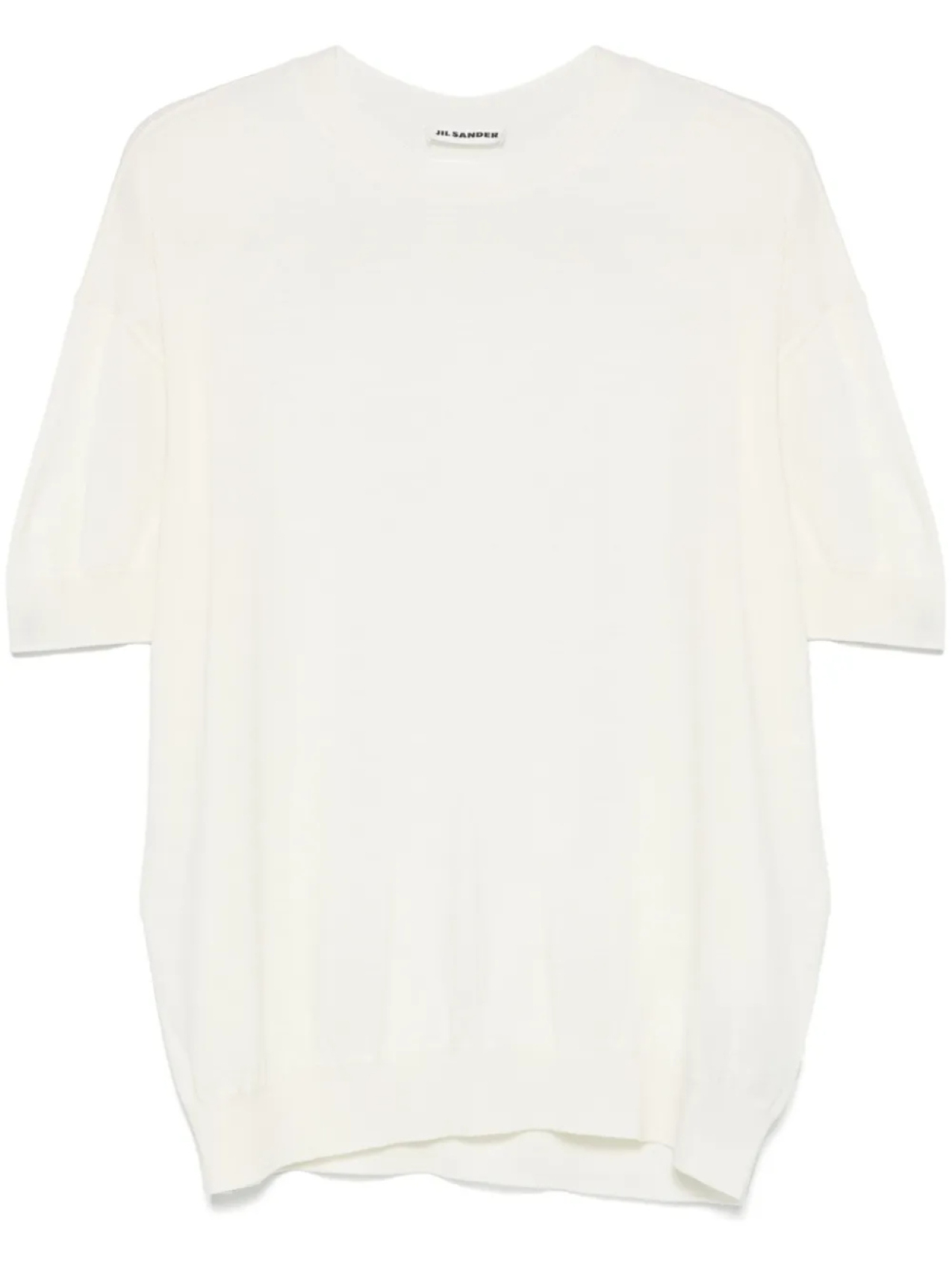 

Футболка тонкой вязки Jil Sander, нейтральный