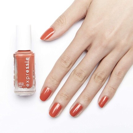 Быстросохнущий лак для ногтей Expressie № 160 Coral Vegan Formula 10 мл — фото 3