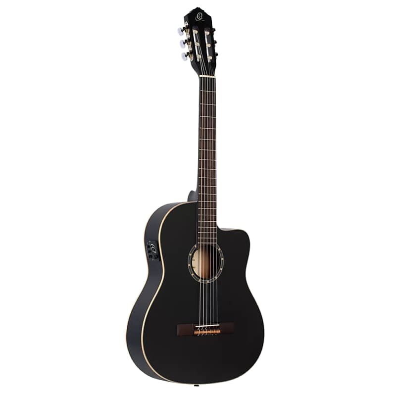 

Акустическая гитара Ortega Family Series Full Size Guitar Spruce/Mahogany Satin Black - RCE125SN-SBK Deluxe gig bag included