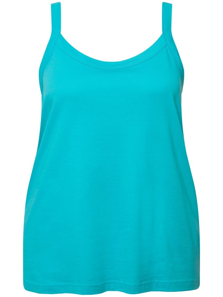 

Футболка Ulla Popken, цвет tiefes aqua