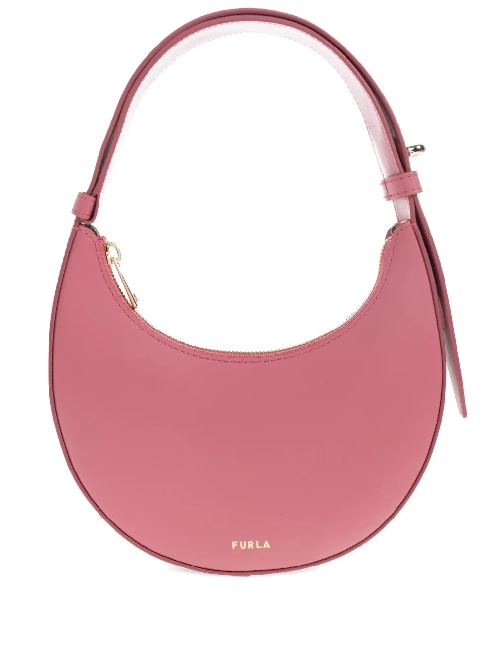 

Сумка-тоут из кожи Crescent Furla, розовый
