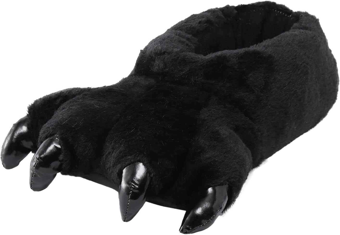 

Забавные тапочки Dsisskai унисекс, оригинальные шуточные подарки для взрослых, милые домашние зимние пушистые тапочки, противоскользящие мягкие домашние тапочки для женщин и мужчин, черный