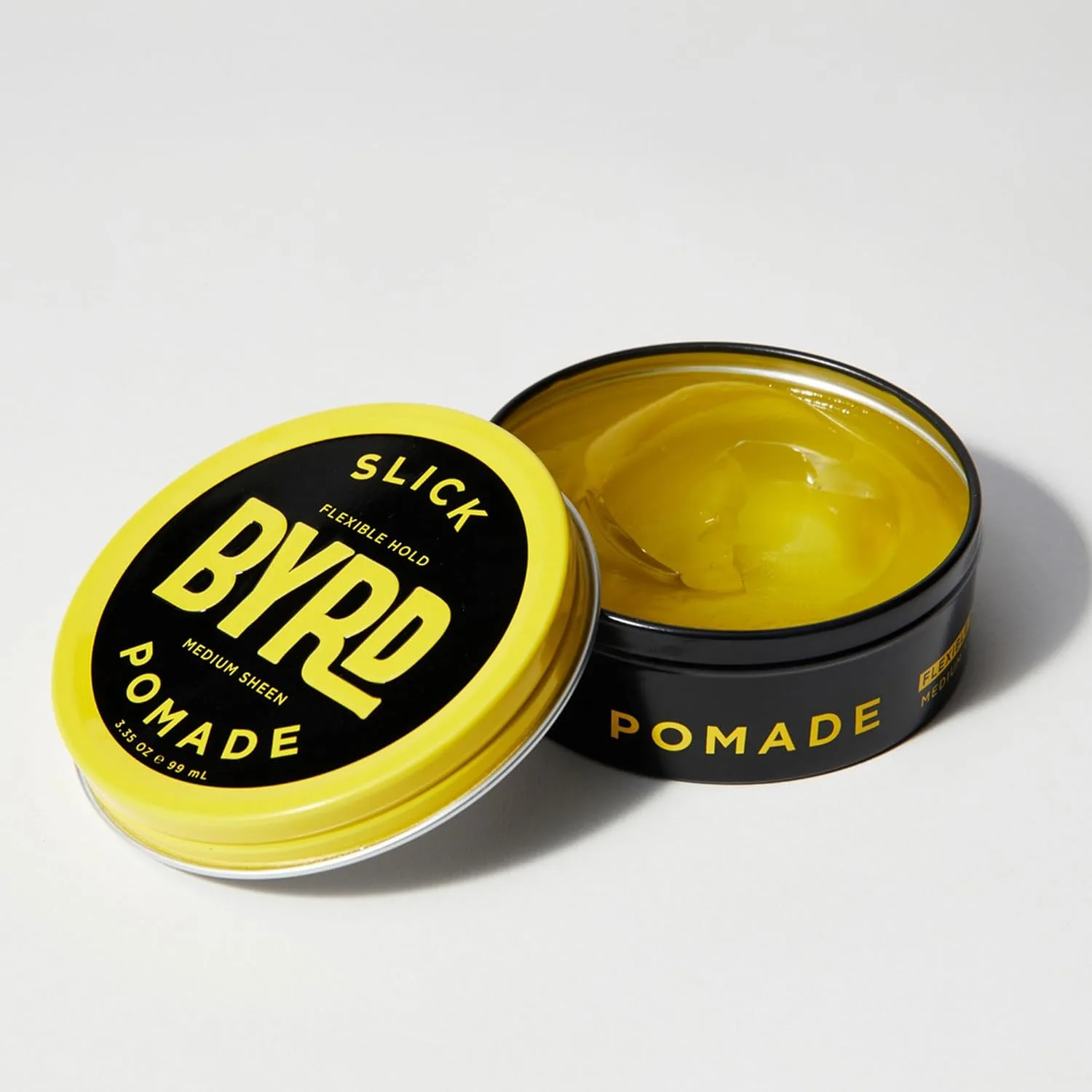 Помада для волос BYRD Hairdo Products Slick Pomade, 2 упаковки - гибкая фиксация, средний блеск, придает гладкую укладку всем типам волос, 3,35 унции каждая (две упаковки) 94.97 г (2 шт.) — фото 2