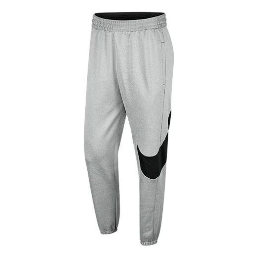 

Брюки mens fleeced casual ankle banded pants grey gray Nike, серый