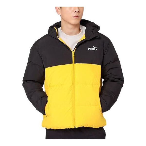 

Куртка logo puffer down jacket 'yellow' Puma, желтый