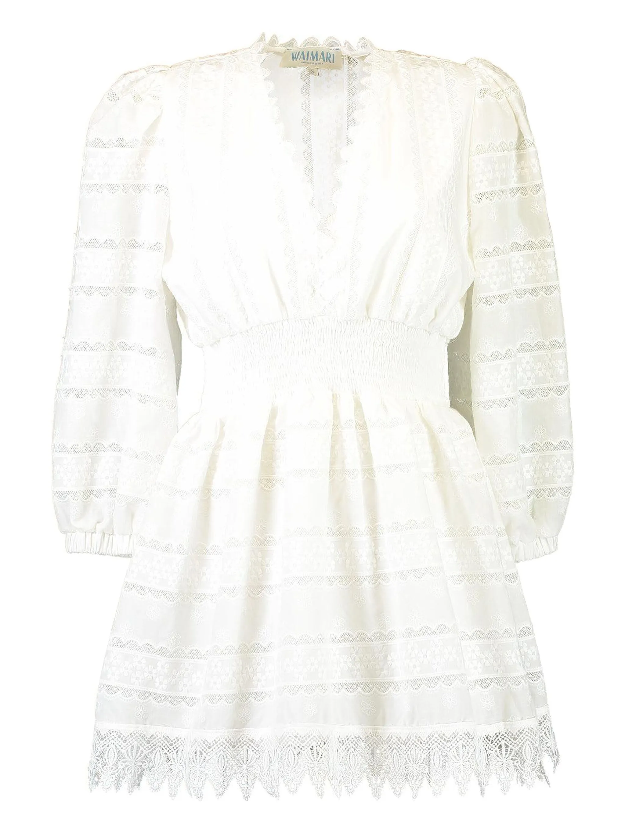 

Платье мини Mara De Plata Waimari, белый