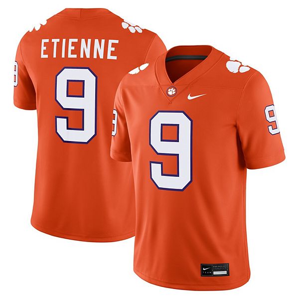 

Мужская игровая футболка travis etienne orange clemson tigers Nike