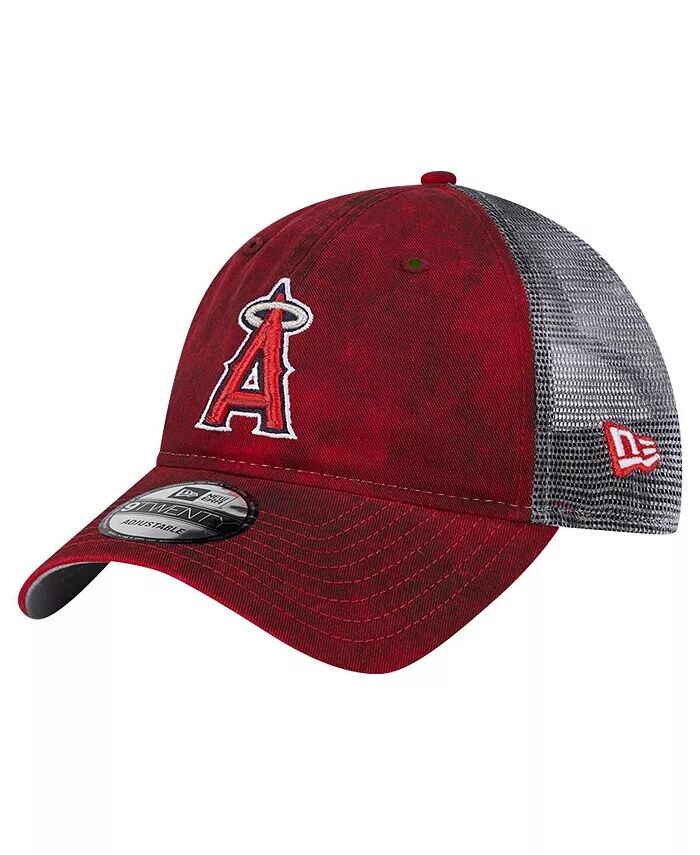 

Мужская красная кепка Los Angeles Angels Team Slick Trucker 9TWENTY Adjustable New Era
