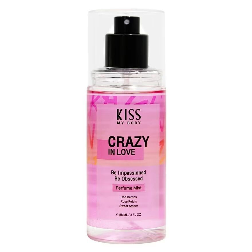 

Kiss My Body Парфюмированный туман Crazy In Love 88 мл. สเปรย์น้ำหอม, Pink