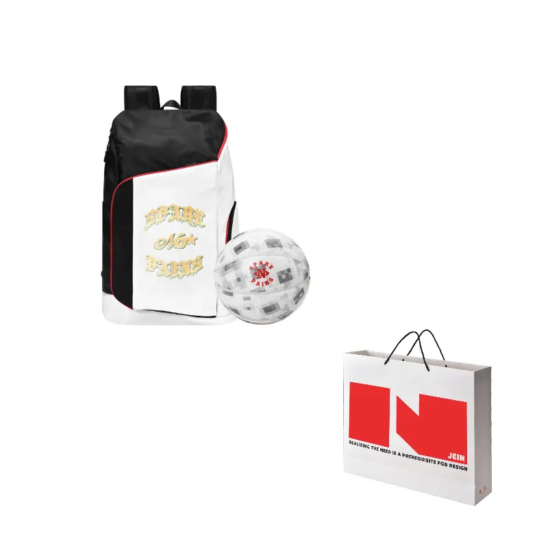 

8atheist Полиэстеровый баскетбольный рюкзак большой унисекс белый, Ginger Yellow