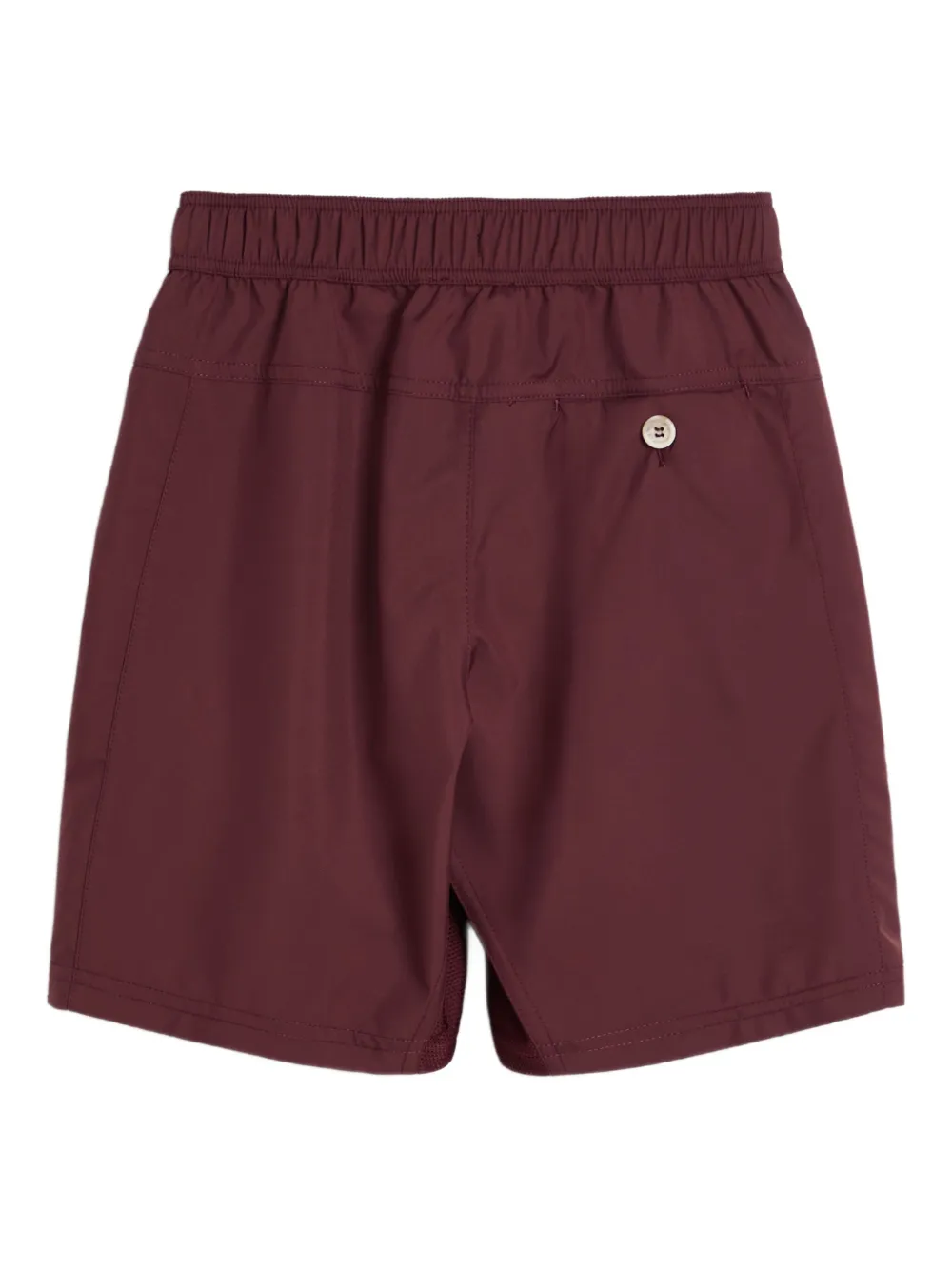 Спортивные шорты с вышитым логотипом Brunello Cucinelli Kids, красный — фото 2