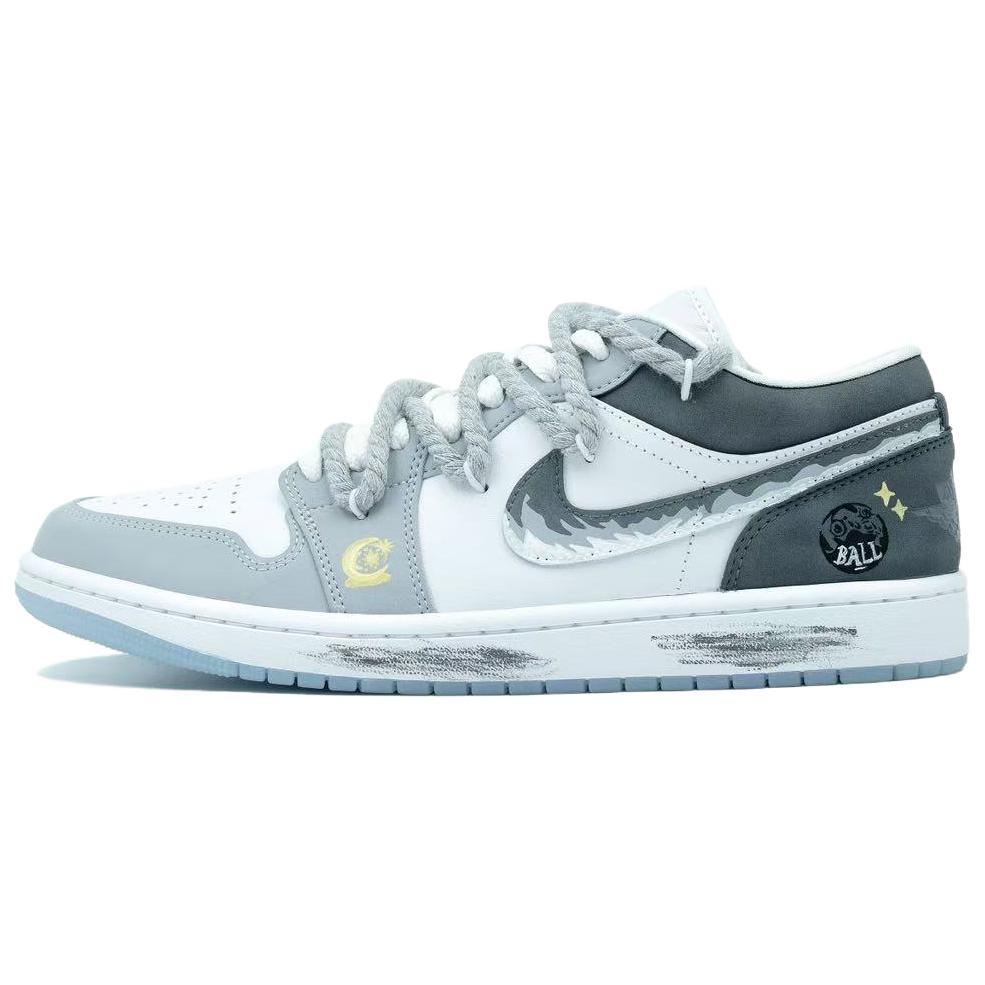 

Кроссовки Air 1 Urban Techwear Code Abrasion Resistant низкие винтажные баскетбольные unisex белый серый Jordan, Slate серый