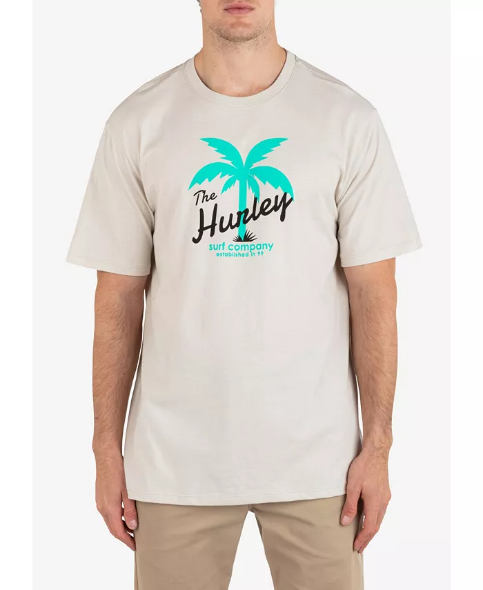 

Мужская повседневная футболка с коротким рукавом Salt and Lime Hurley, коричневый/бежевый