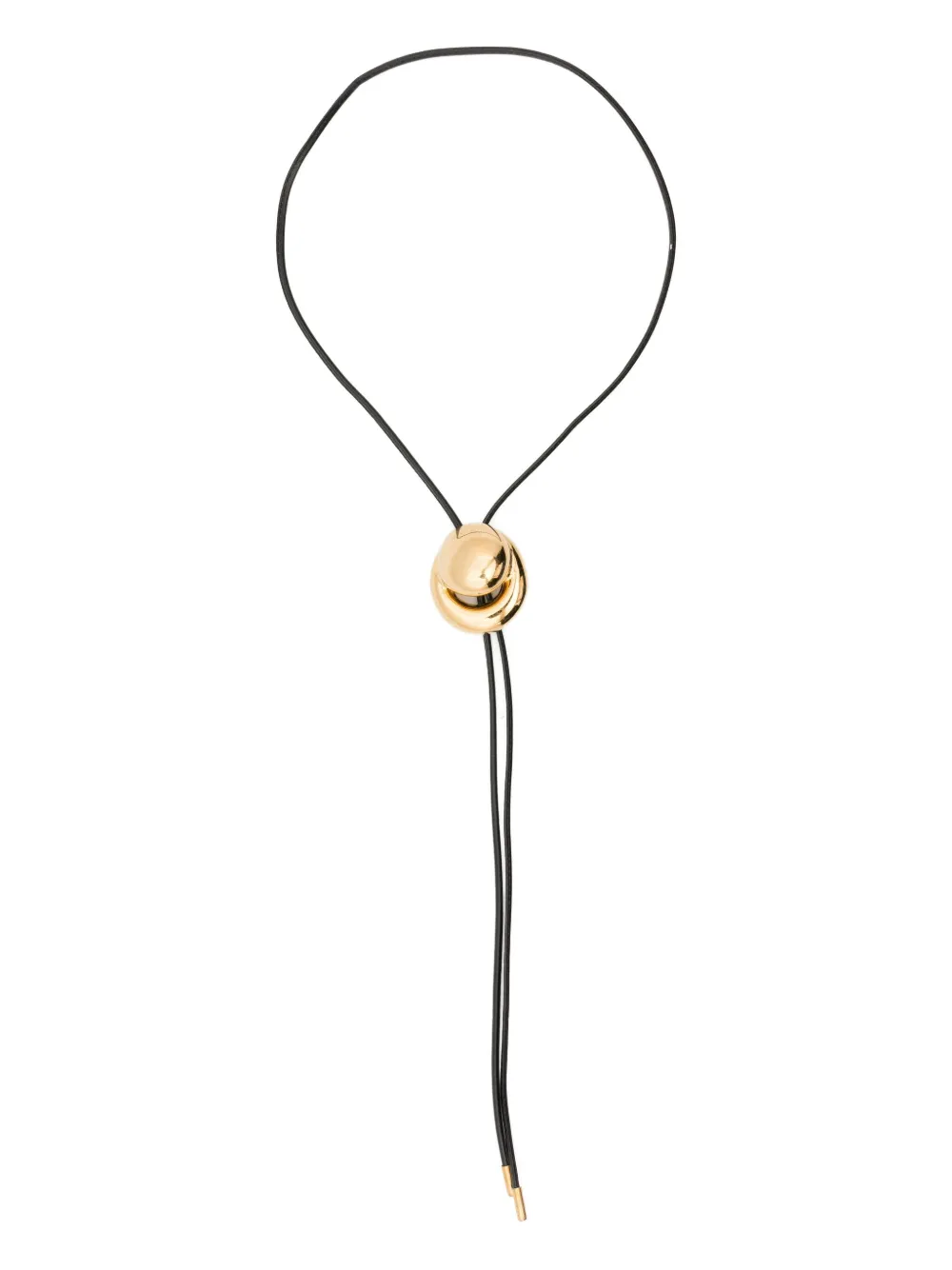 

Кожаное ожерелье Blow Up Panconesi, золотой