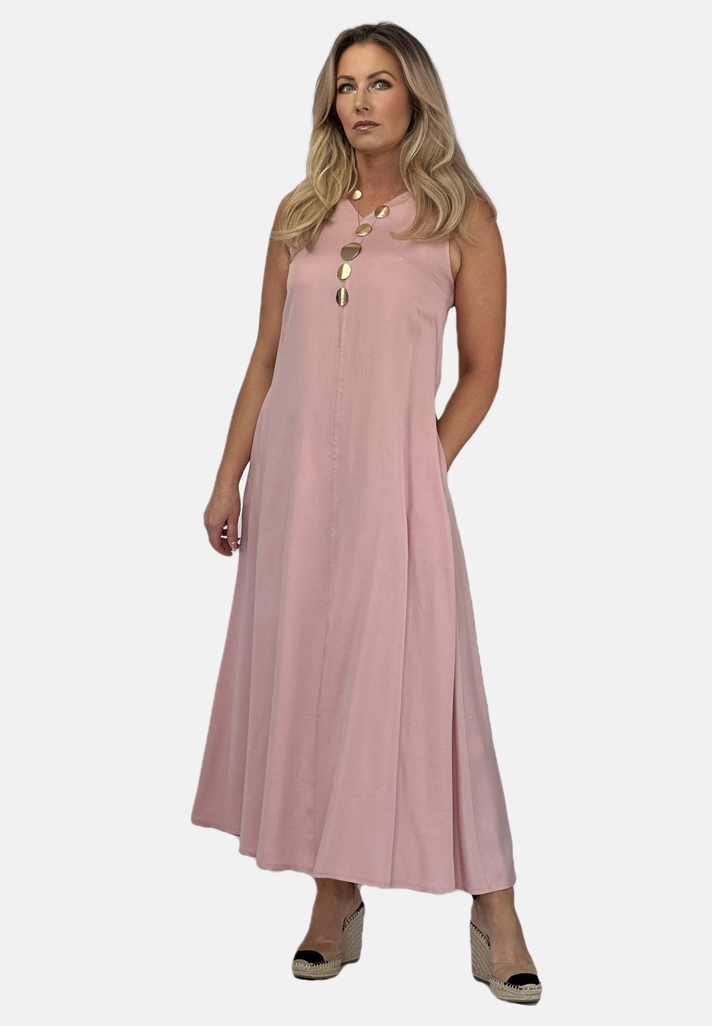 

Платье макси ELEGANT REGINA FASHION, светло-розовый